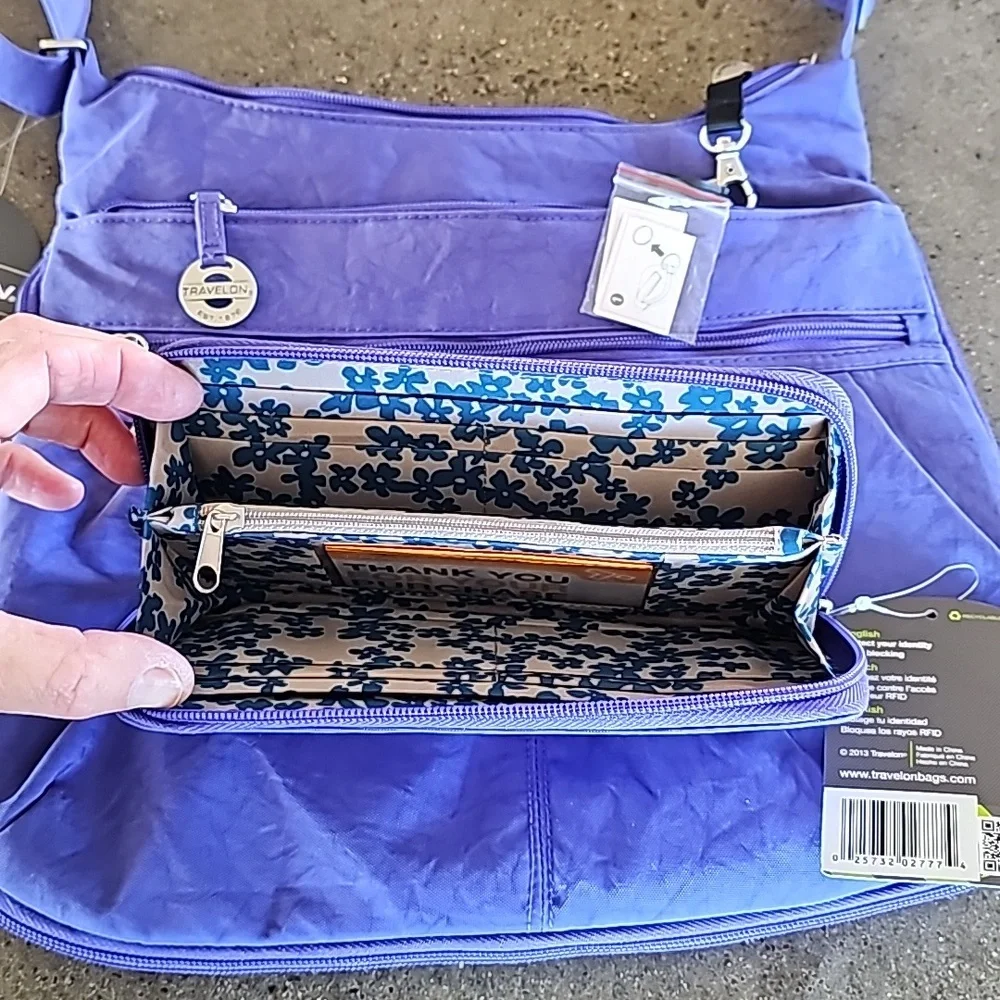 Travelon Purple bag - Picture 12 of 16